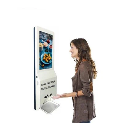 HSDTOUCH El Dezenfektanı Dispenserli Dijital Tabela